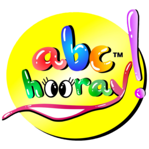 ABC Hooray logo for personalized kids party favors and keepsakes